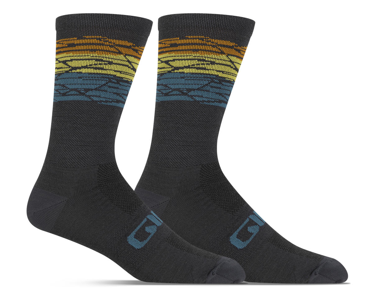 Giro Seasonal Merino Wool Socks (Grey) (S) - 7141250