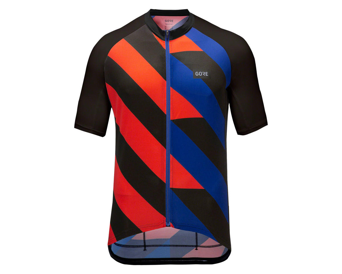 Gore Wear Men's Signal Jersey (Black/Fireball) (M)