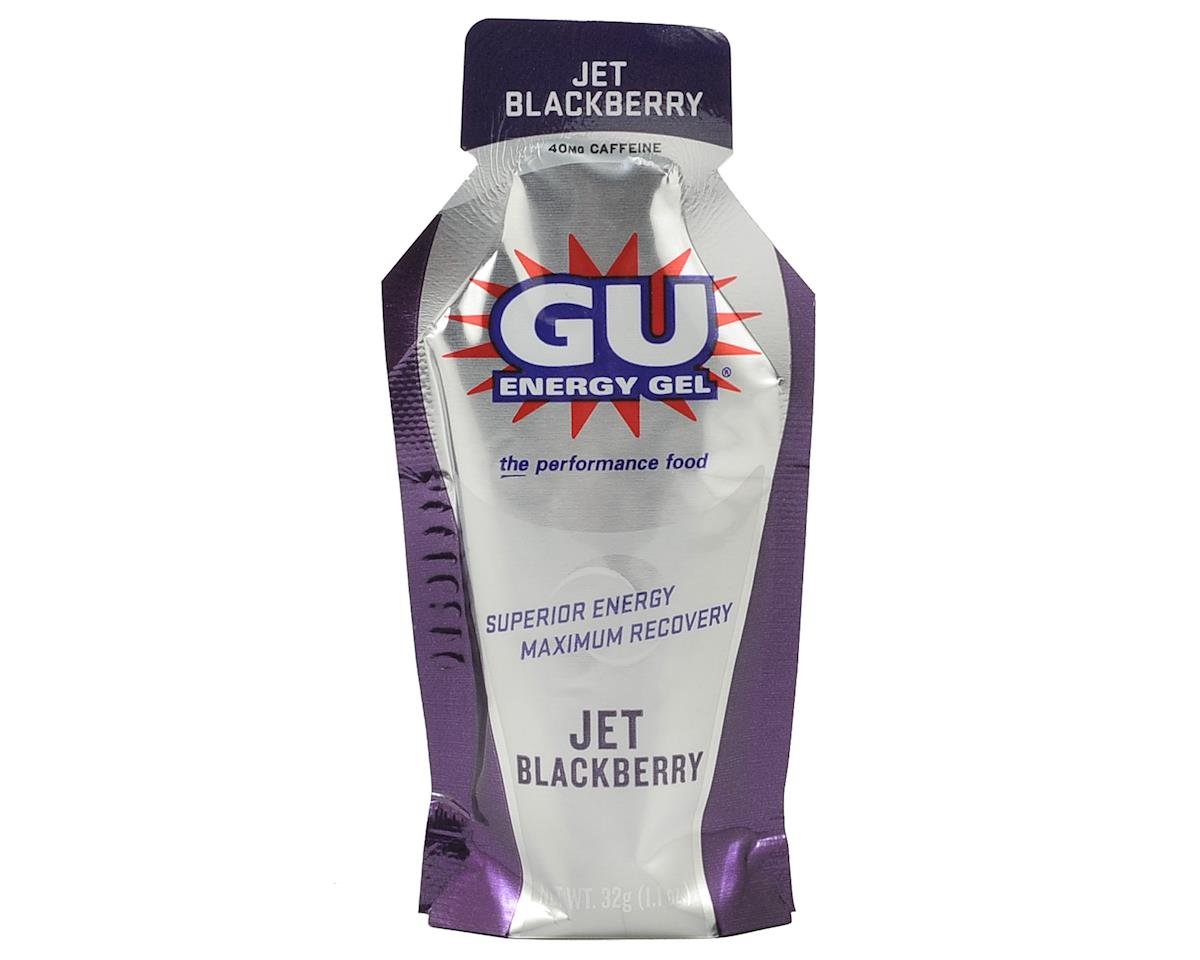 GU Energy Gel (Jet Blackberry) (1 | 1.1oz Packet) - 099(1)