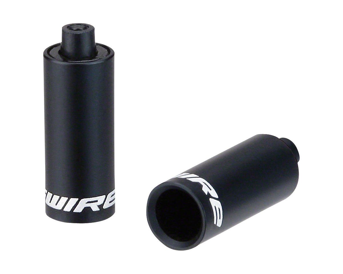 Jagwire Hooded Shift End Caps (Black) (4mm) (Bottle of 30) - BOT260-BJ