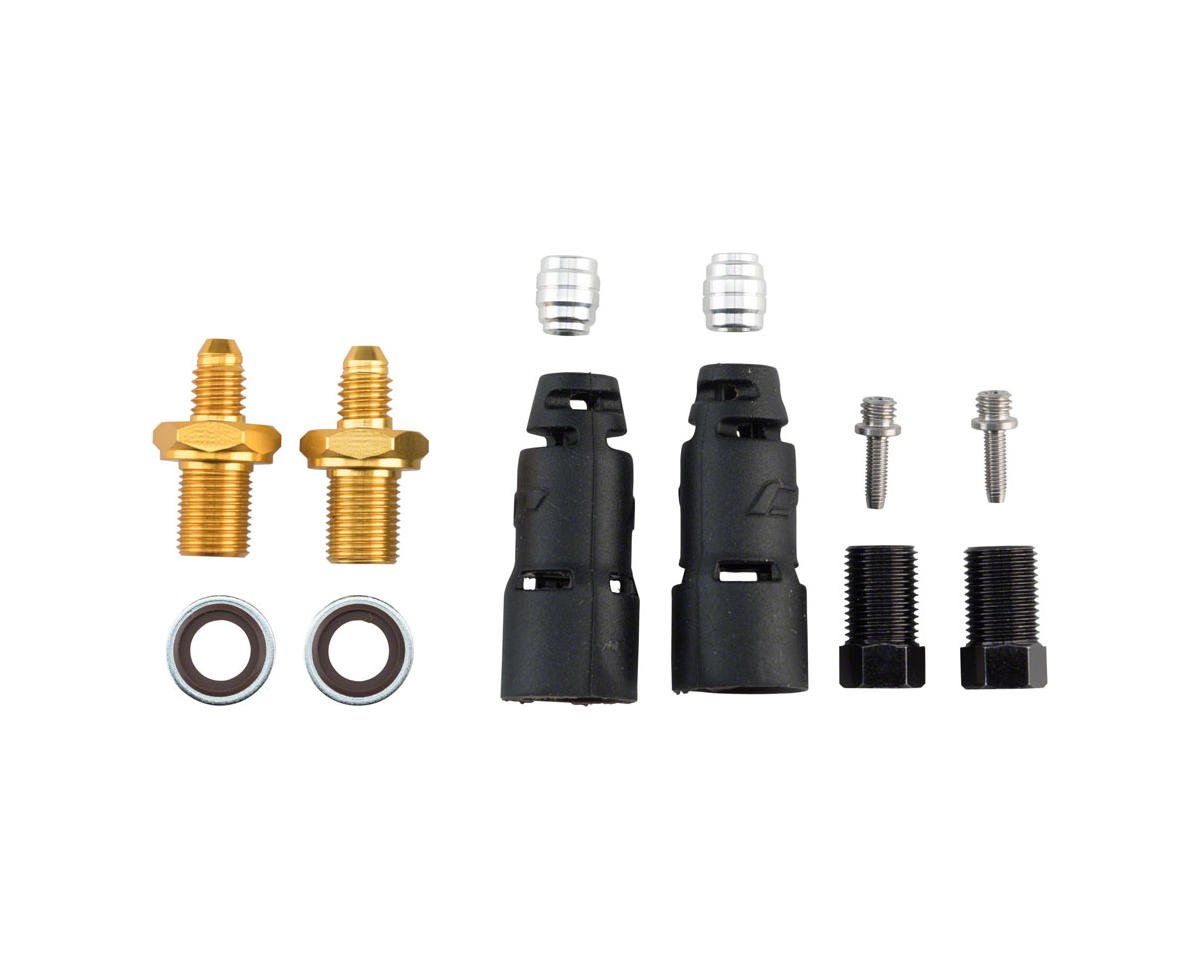 Kit spurgo freni Jagwire Workshop Assembly Bleed Fitting Adaptor-Mineral  JAGWIRE