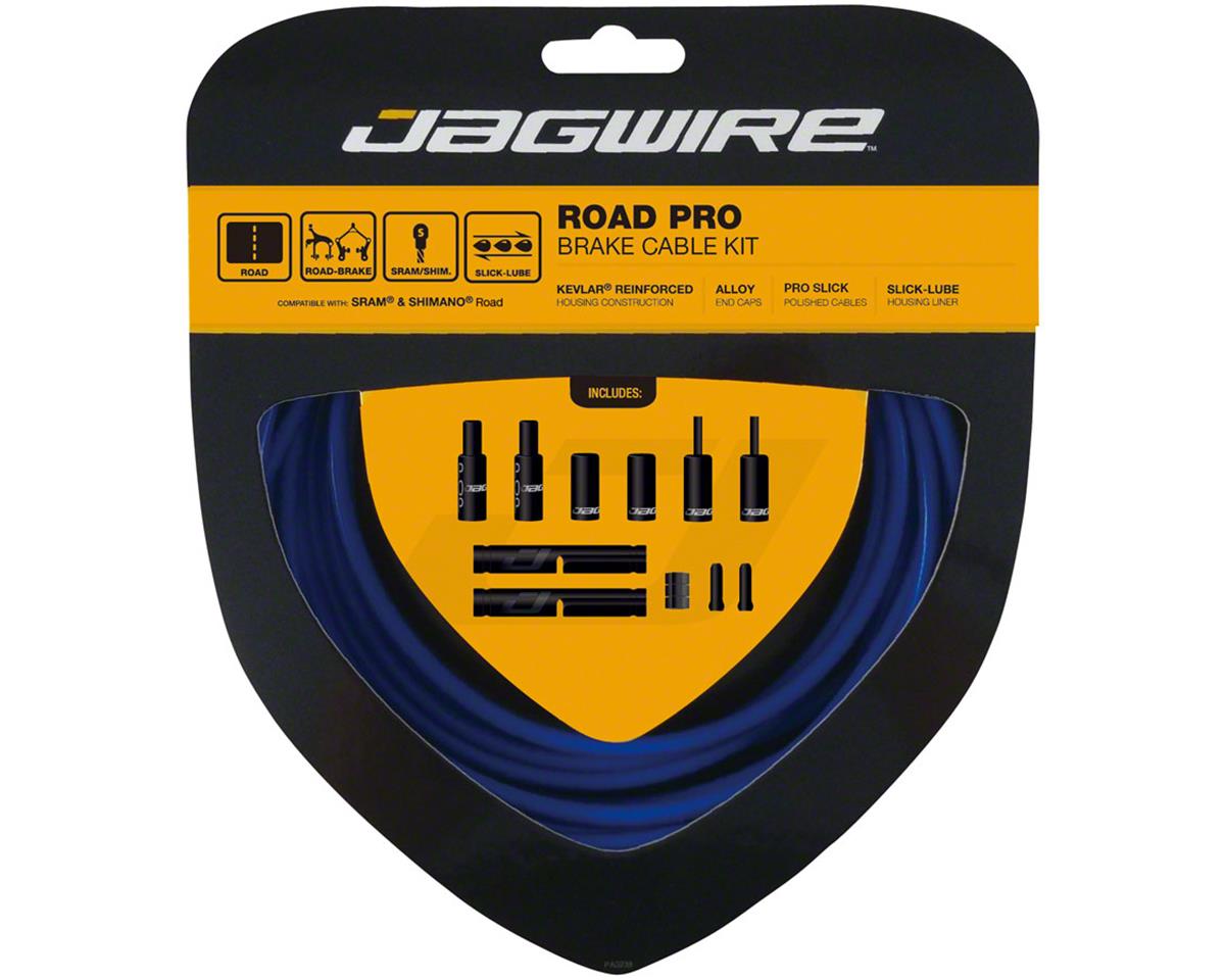 Jagwire Road Pro Brake Cable Kit (SID Blue) (Stainless) (1.5mm) (1500/2800mm) (w/ Housing)