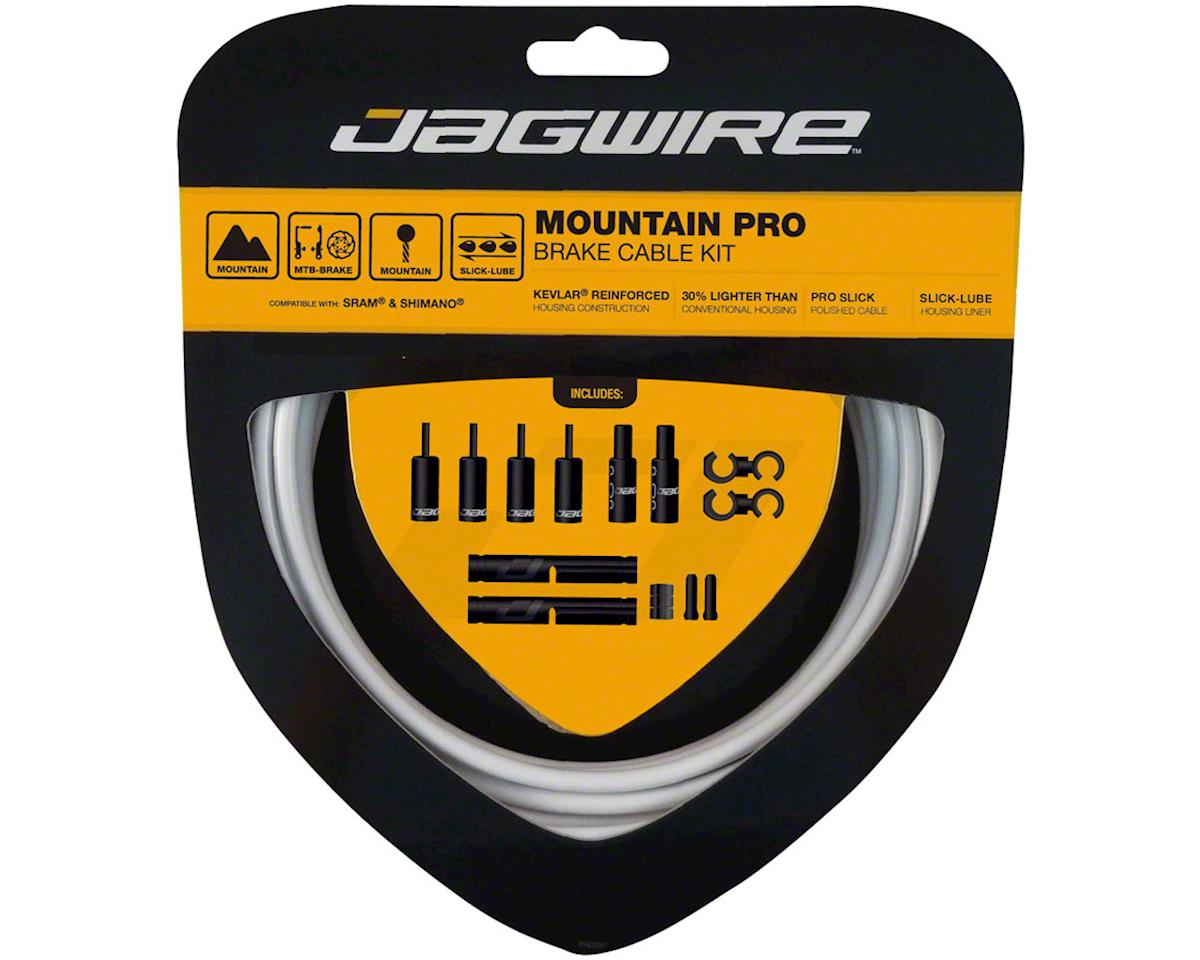 Jagwire Mountain Pro Brake Cable Kit (White) (Stainless) (1.5mm) (1500/2800mm) (w/ Housing)