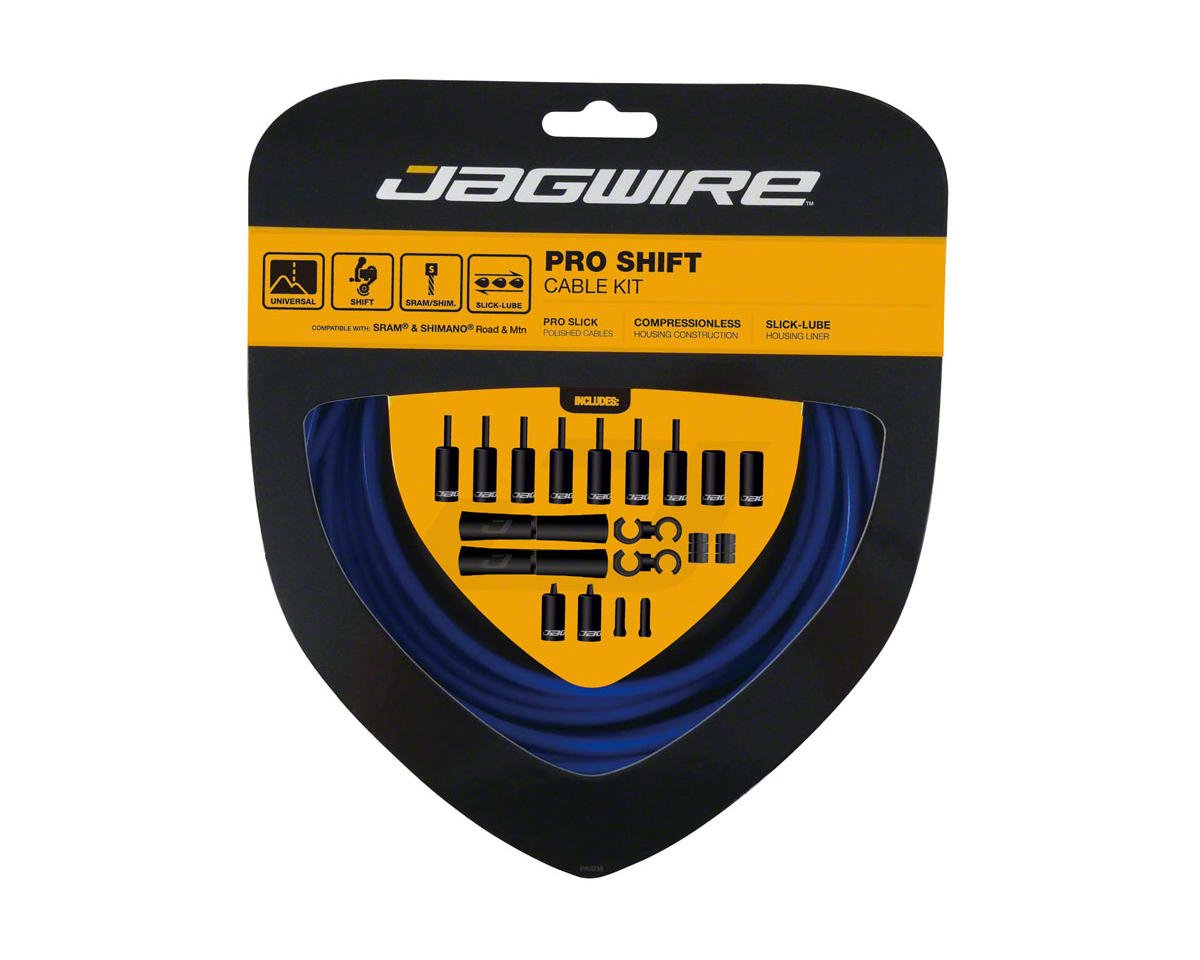 Jagwire Pro Shift Kit (SID Blue) (Shimano/SRAM) (1.1mm) (2300/2800mm) (Cables & Housing)