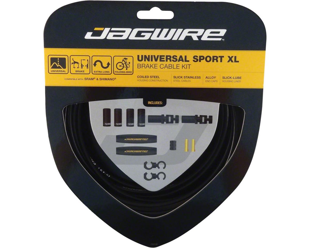 Jagwire Universal XL Sport Brake Cable Kit (Black) (Stainless) (Road & Mountain) (1.5mm) (2000/2500m