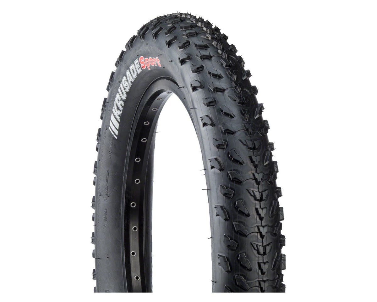 Kenda Krusade Fat E-Bike Tire (Black) (20") (4.0") (Wire) (Compatible with RadRunner)
