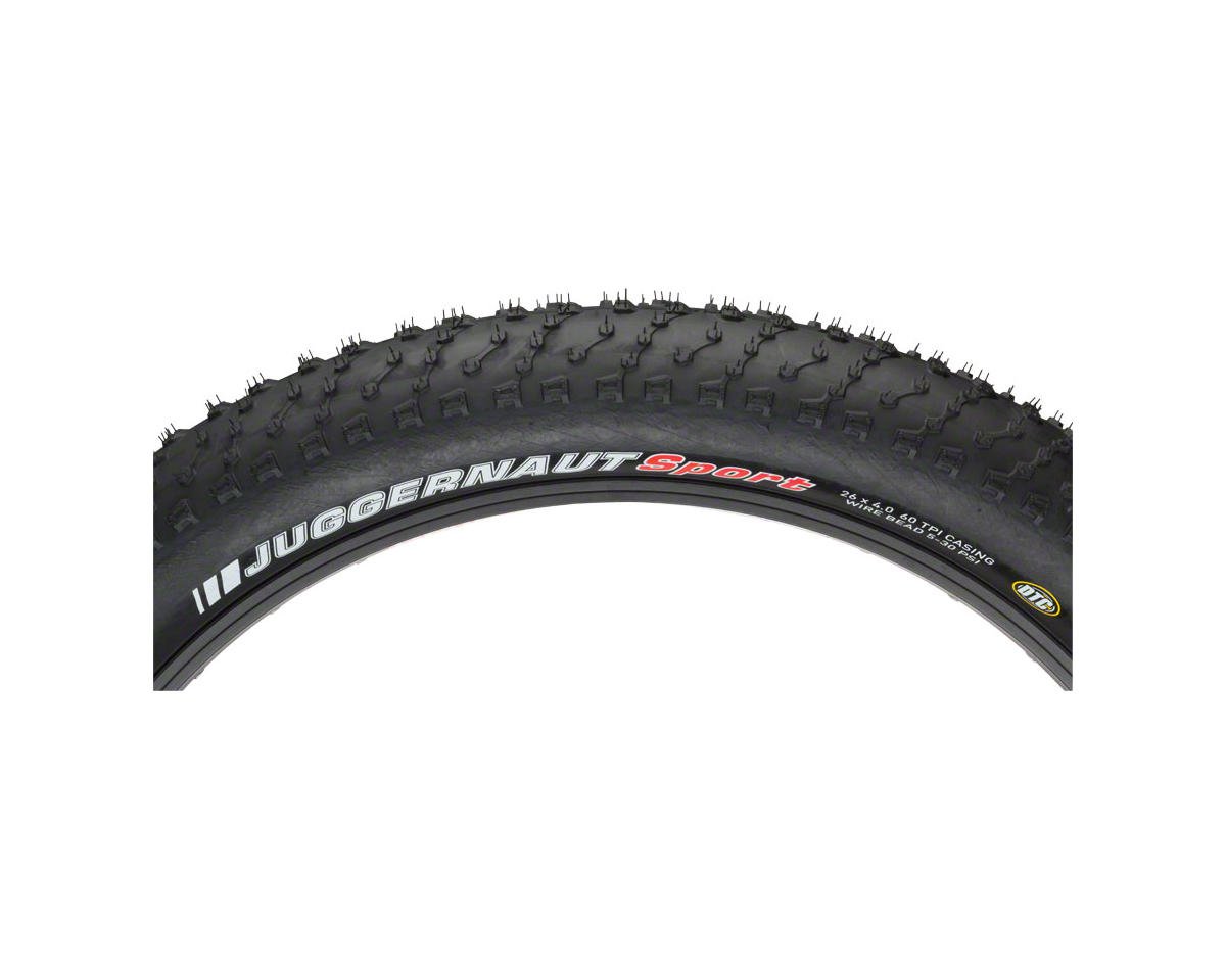 Kenda Juggernaut Fat Bike Tire (Black) (26") (4.0") (Wire) (DTC) (Compatible with RadRover)