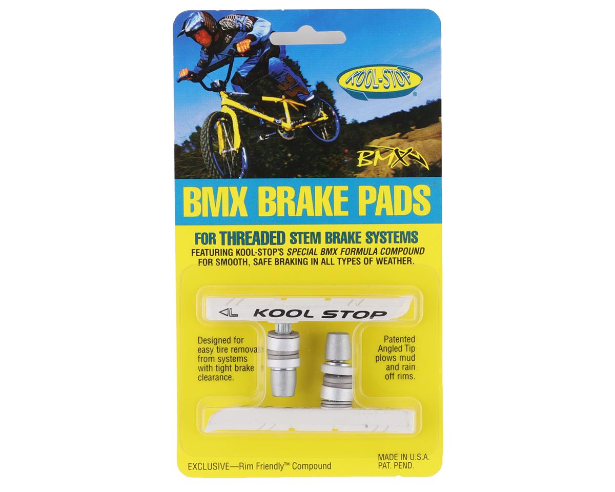 Kool Stop BMX Brake Pads (White) (Threaded) (1 Pair)