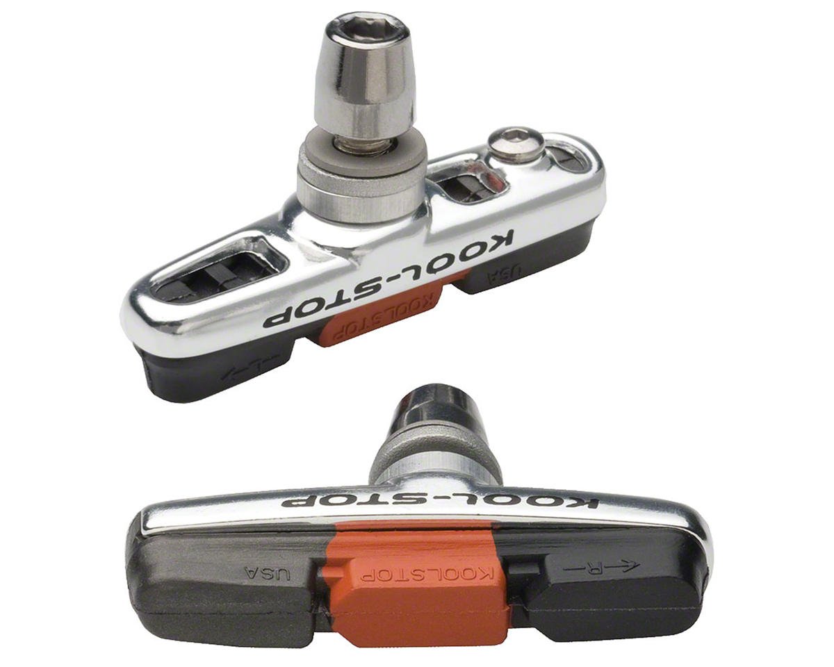 Kool Stop Cantilever Cross Brake Pads (Silver) (1 Pair) (Threaded Post) (Triple Compound)