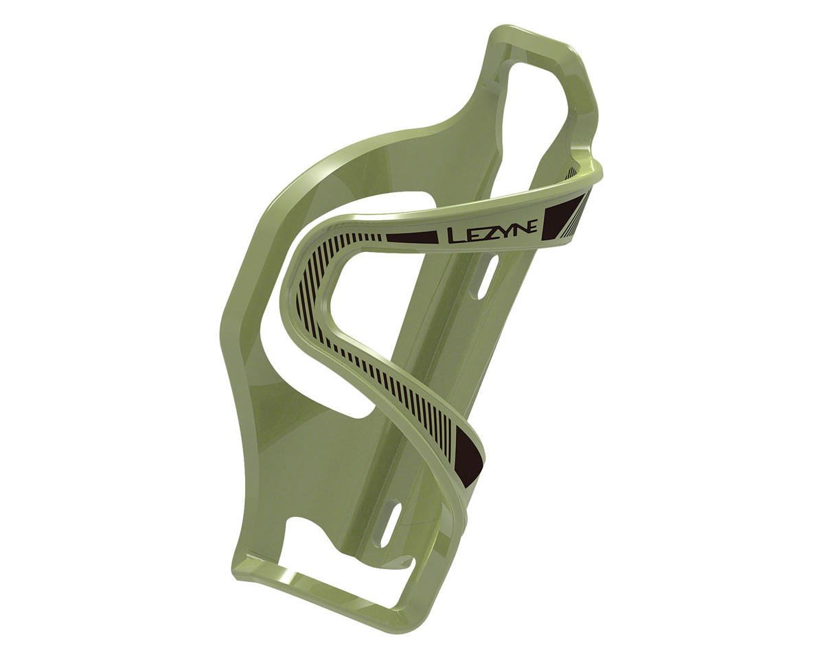 Lezyne Flow Cage SL Enhanced (Army Green) (Left)