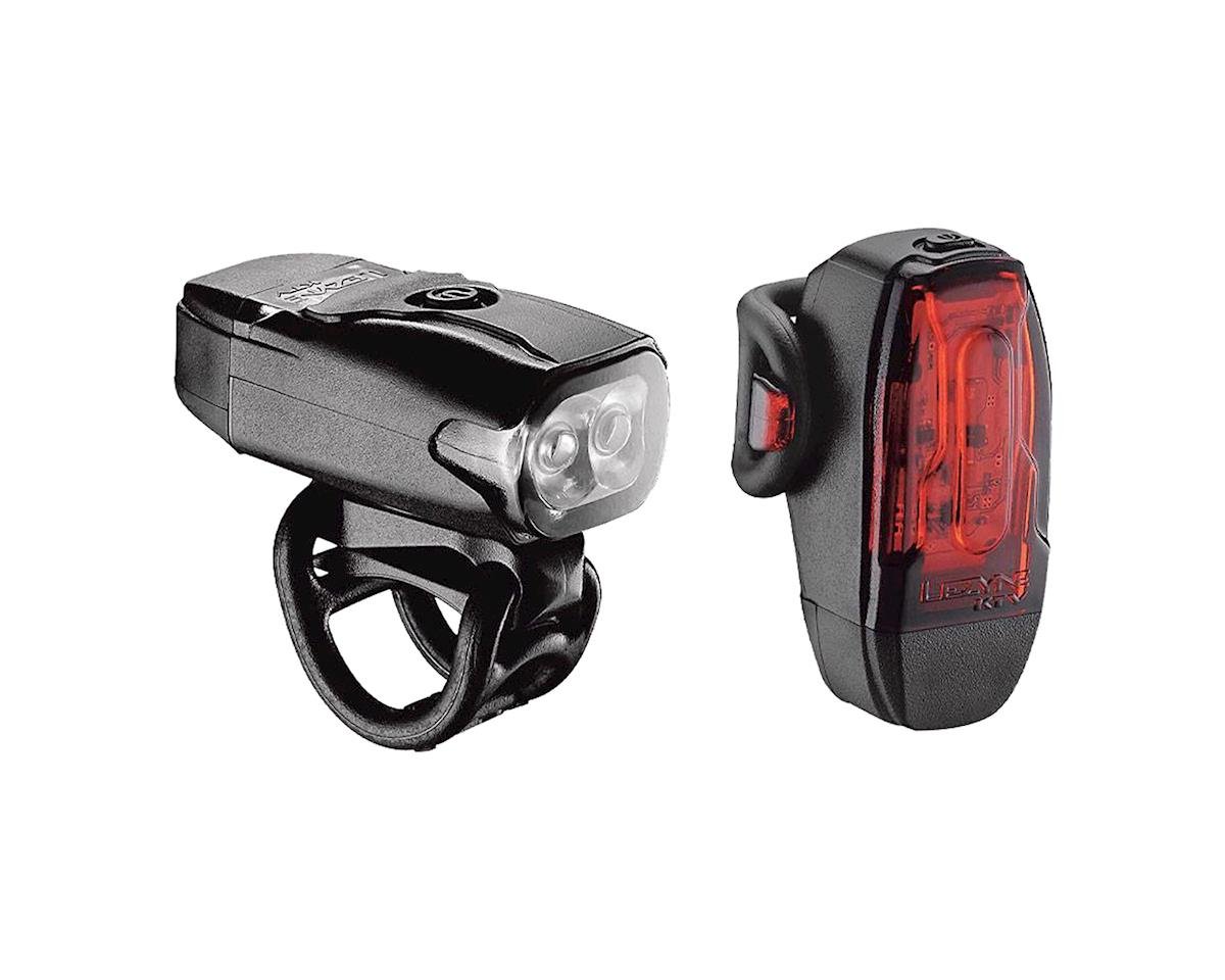 Lezyne KTV Drive Headlight & Tail Light Set (Black) (200/10 Lumens)