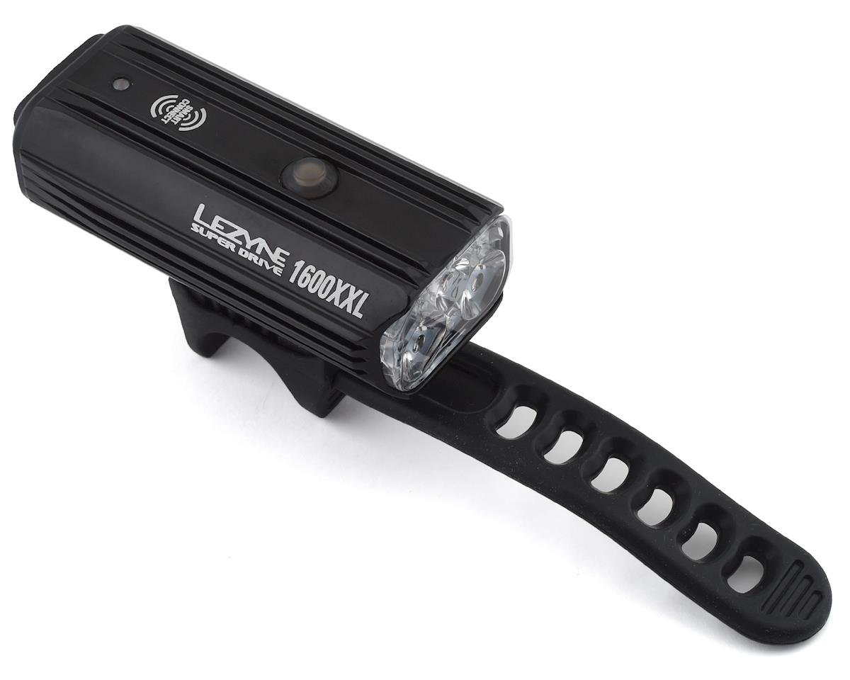 Lezyne Super Drive 1600XXL Smart Headlight (Gloss Black) (1600 Lumens)