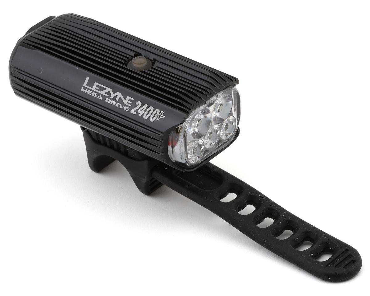 Lezyne Mega Drive 2400+ Front Headlight (Black) (2400 Lumens)