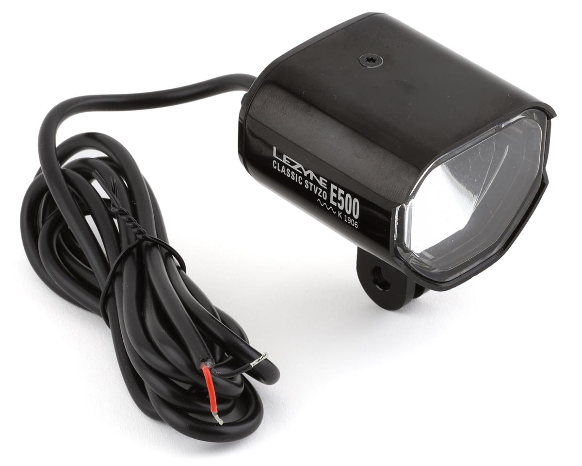 Lezyne E-Bike Classic STVZO E500 Headlight (Black) (500 Lumens)