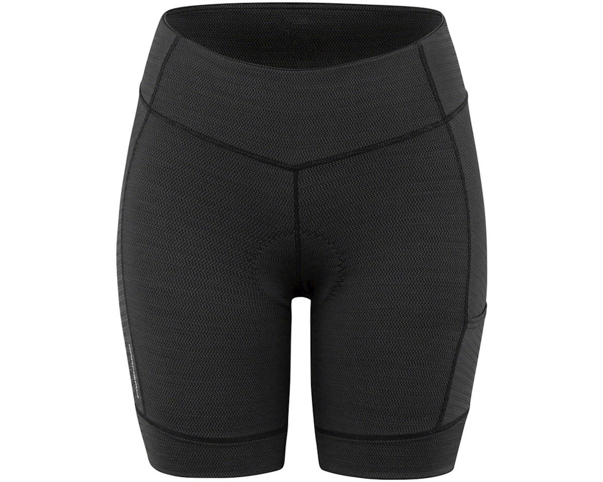 Louis Garneau Women's Fit Sensor Texture 7.5 Shorts (Black) (S) - 1050002-020-S