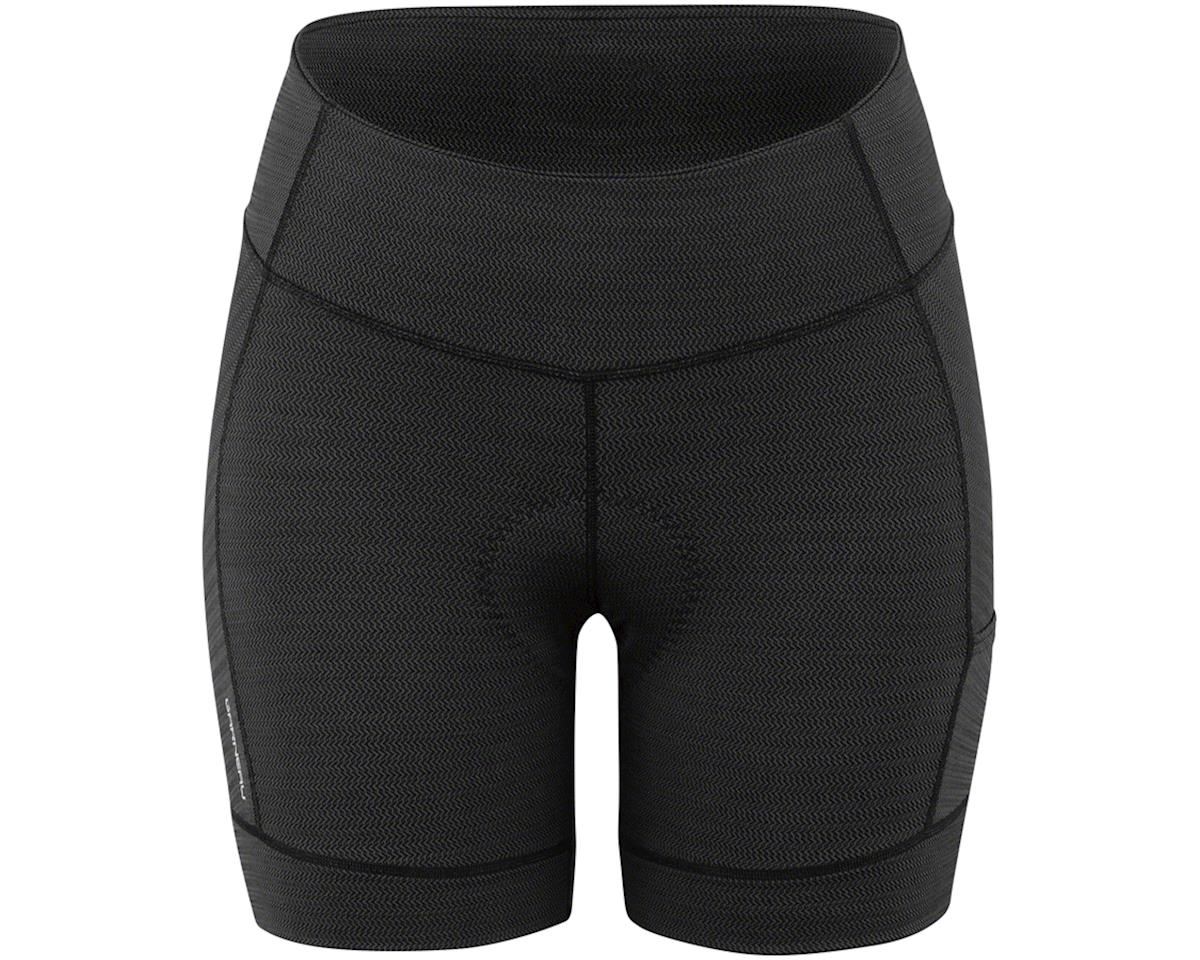 Louis Garneau Women's Fit Sensor Texture 5.5 Shorts (Black) (S) - 1050008-020-S