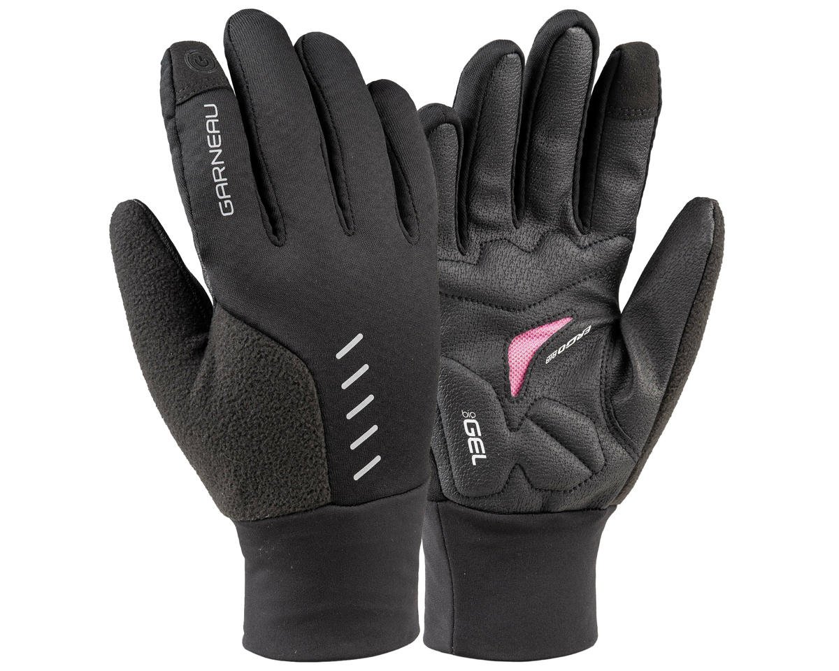 Louis Garneau Women's Biogel Thermo II Gloves (Black) (L) - 1482328-020-L