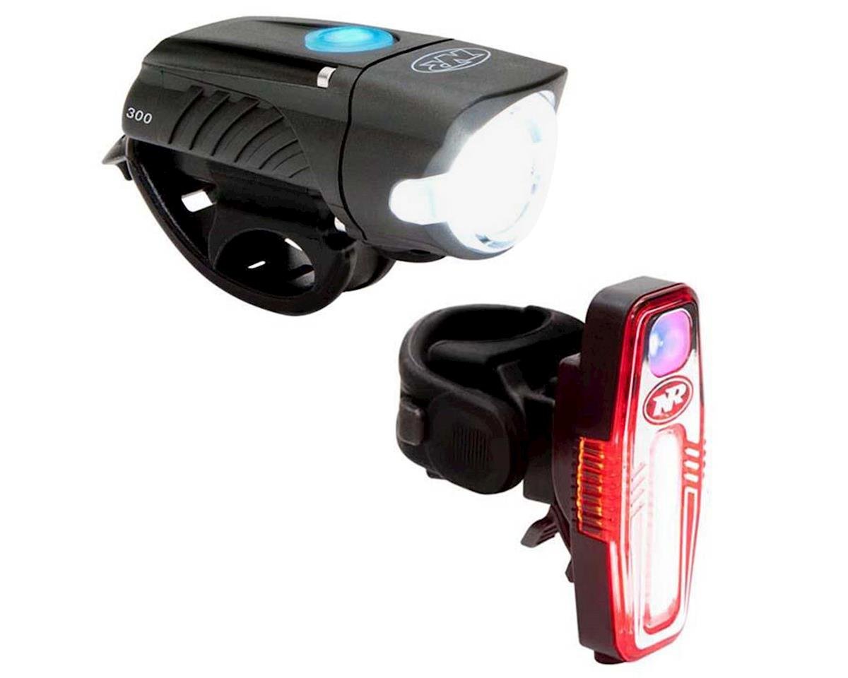 NiteRider Swift 300 LED/Sabre 110 Headlight & Tail Light Set (Black) (300/110 Lumens) - 6799