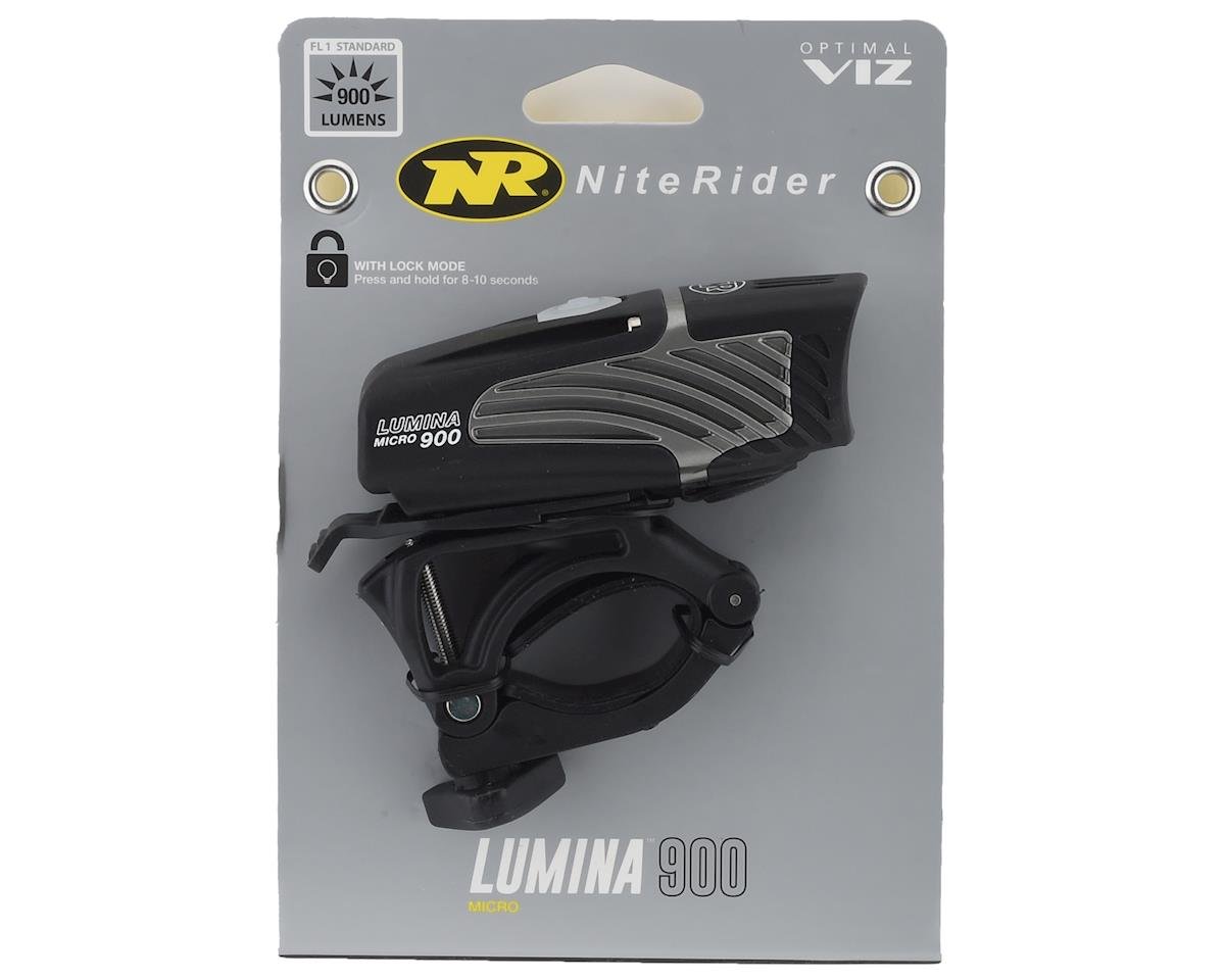NiteRider Lumina Micro 900 LED Headlight (Black) - Performance Bicycle