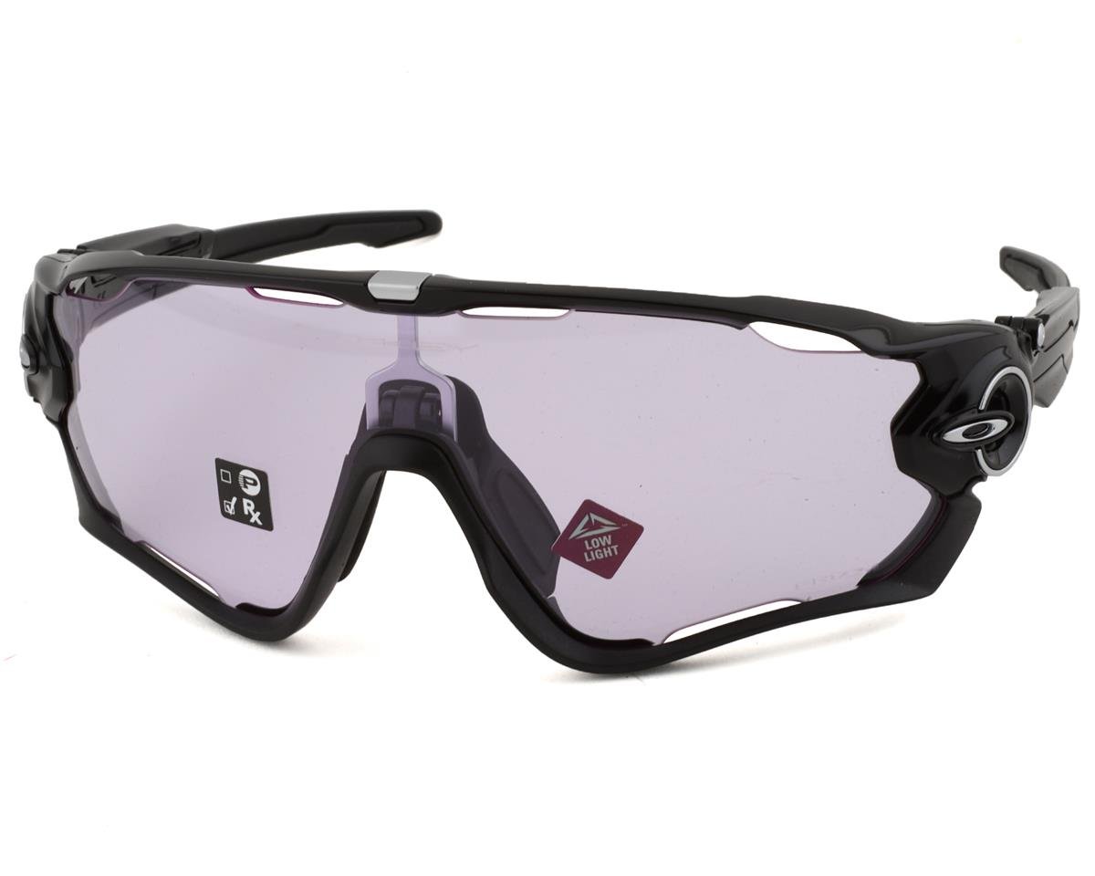 Oakley Jawbreaker Sunglasses (Polished Black) (Prizm Low Light Lens) -  Performance Bicycle