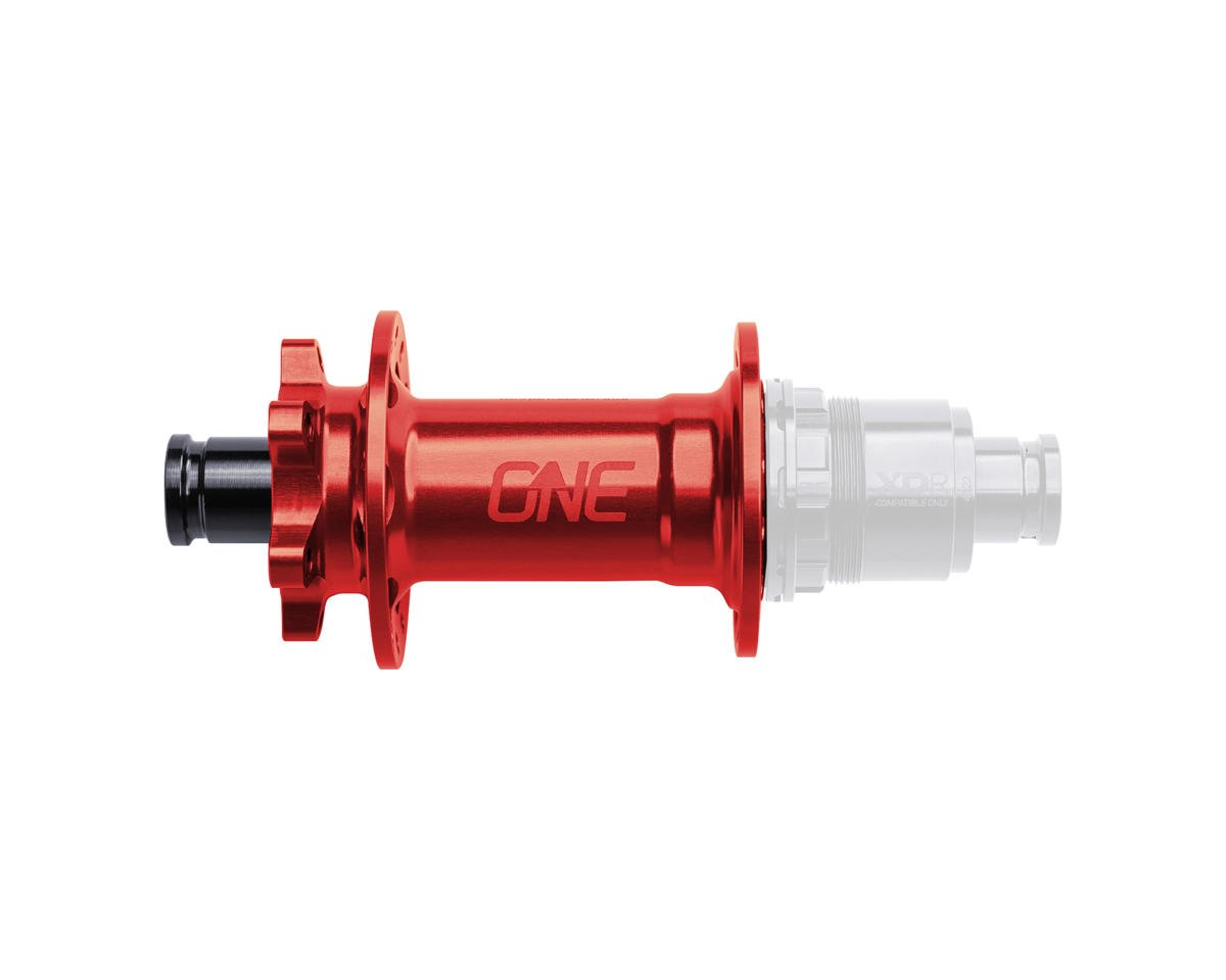 OneUp Components Disc Brake Hub (Red) (Rear) (12 x 148mm (Boost)) (32H) (6-Bolt) (Freehub Not Includ