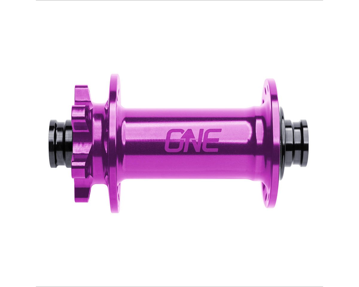 OneUp Components Disc Brake Hub (Purple) (Front) (15 x 110mm (Boost)) (32H) (6-Bolt) (Freehub Not In