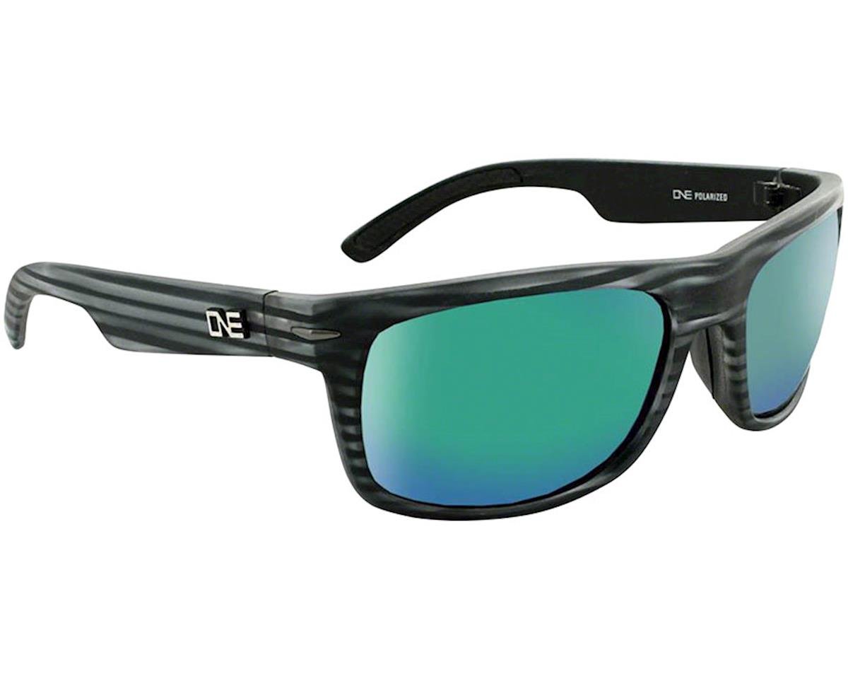 Optic Nerve ONE Timberline Sunglasses (Driftwood Grey) (Smoke Green Mirror Lens) (Polarized)