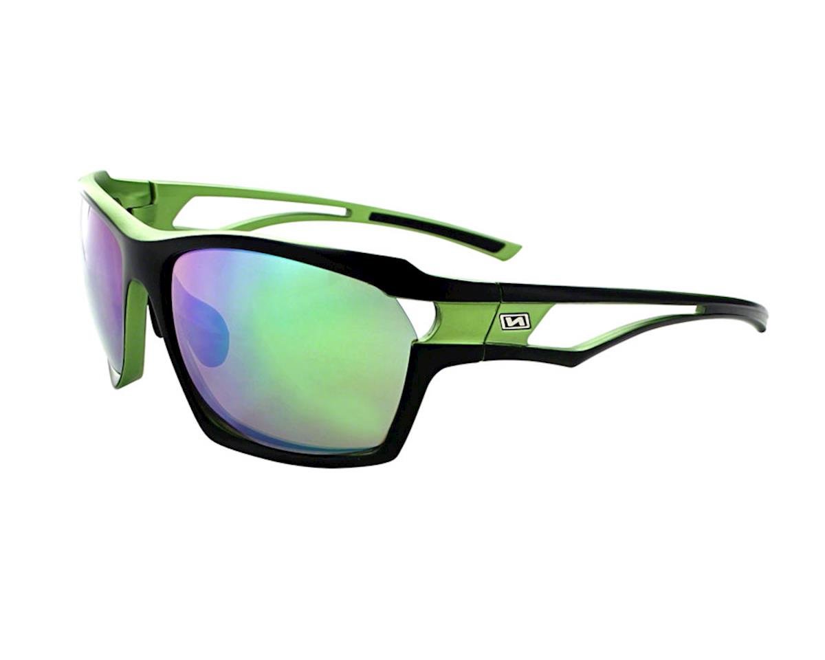 Optic Nerve Variant Sunglasses (Matte Aluminum Green) (w/ Smoke Green Mirror Lens & Coppe... - 21801