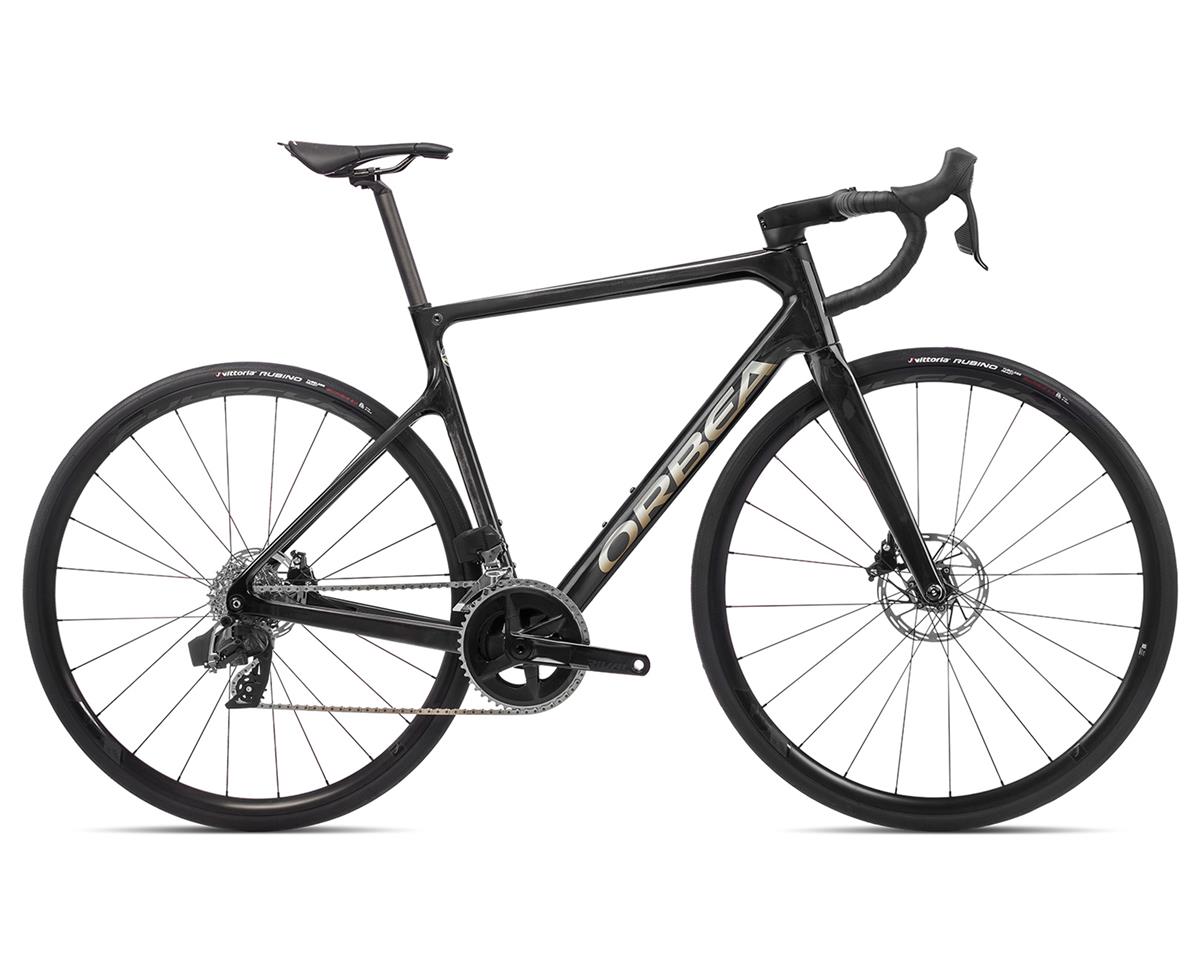 Orbea Orca M31eTEAM Performance Road Bike (Gloss Raw Carbon/Titanium) (57cm) (2022) - M12357B7