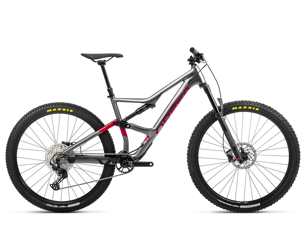 Orbea Occam H30 Full Suspension Mountain Bike (Anthracite Glitter/Candy Red) (S) (2022... - M25015LM