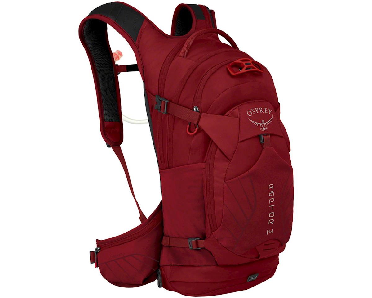 Osprey Raptor 14 Hydration Pack (Wildfire Red) - Performance Bicycle