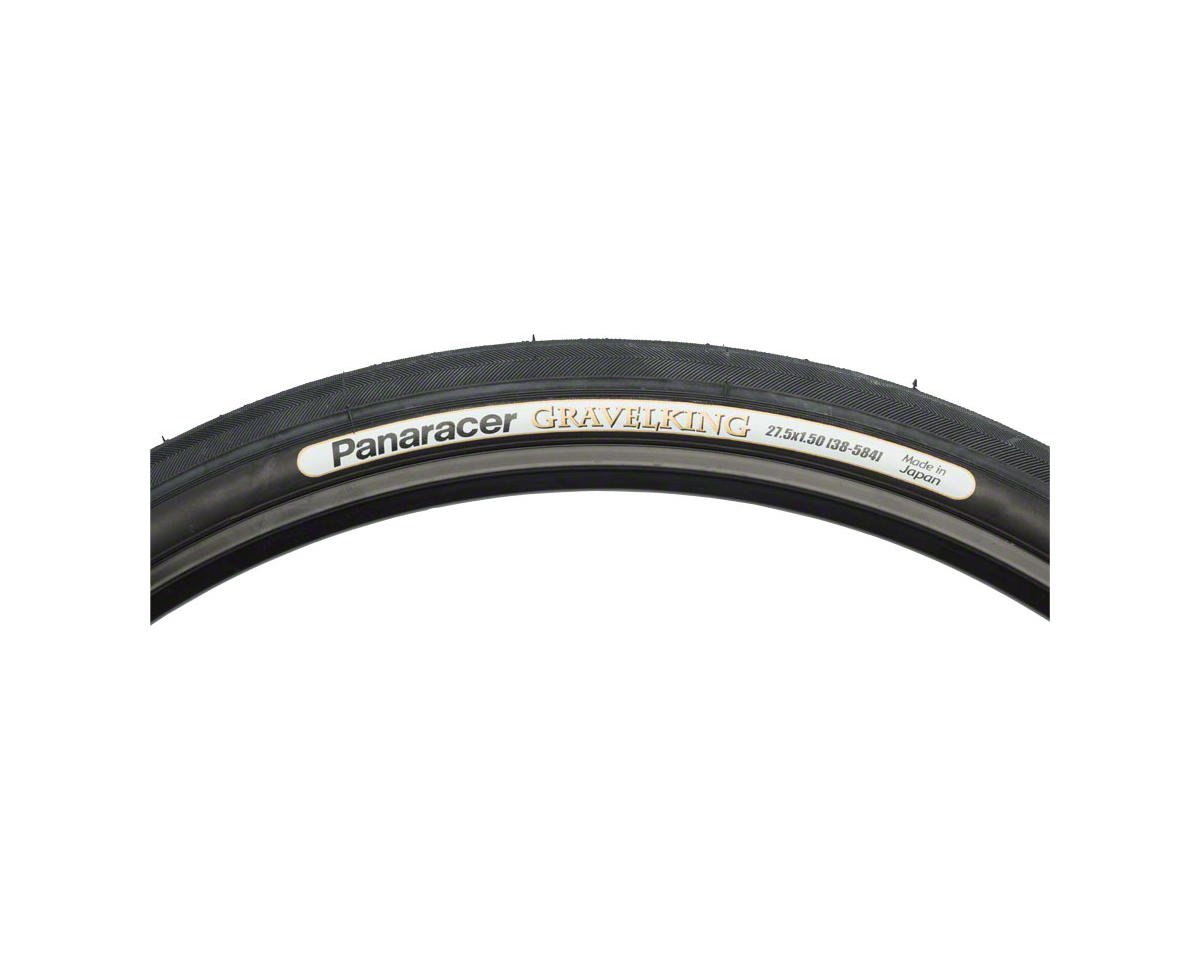 Panaracer Gravelking Slick Tubeless Gravel Tire (Black) (650b) (42mm) (Folding)