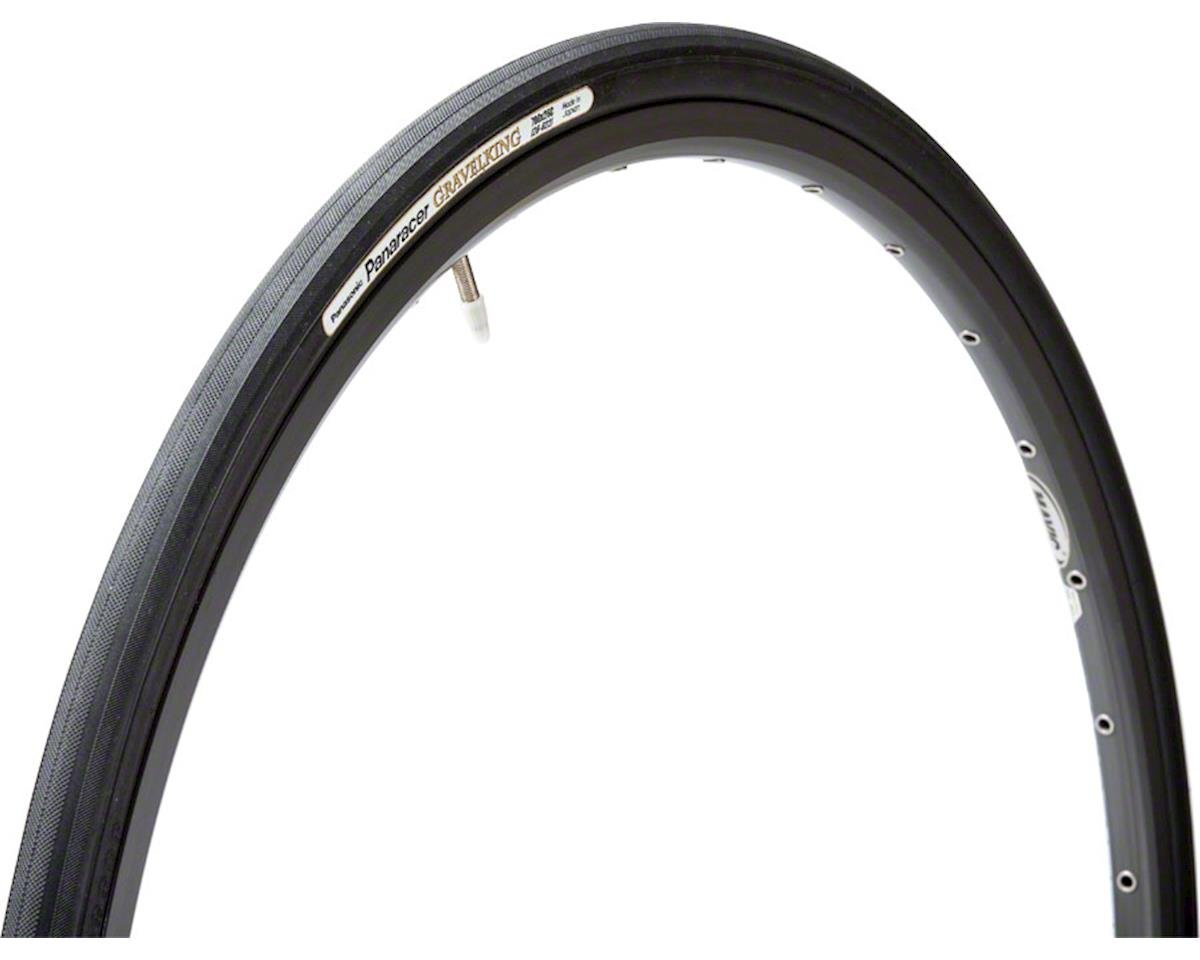 Panaracer Gravelking Slick Gravel Tire (Black) (700c) (26mm) (Folding) (Tube Type)