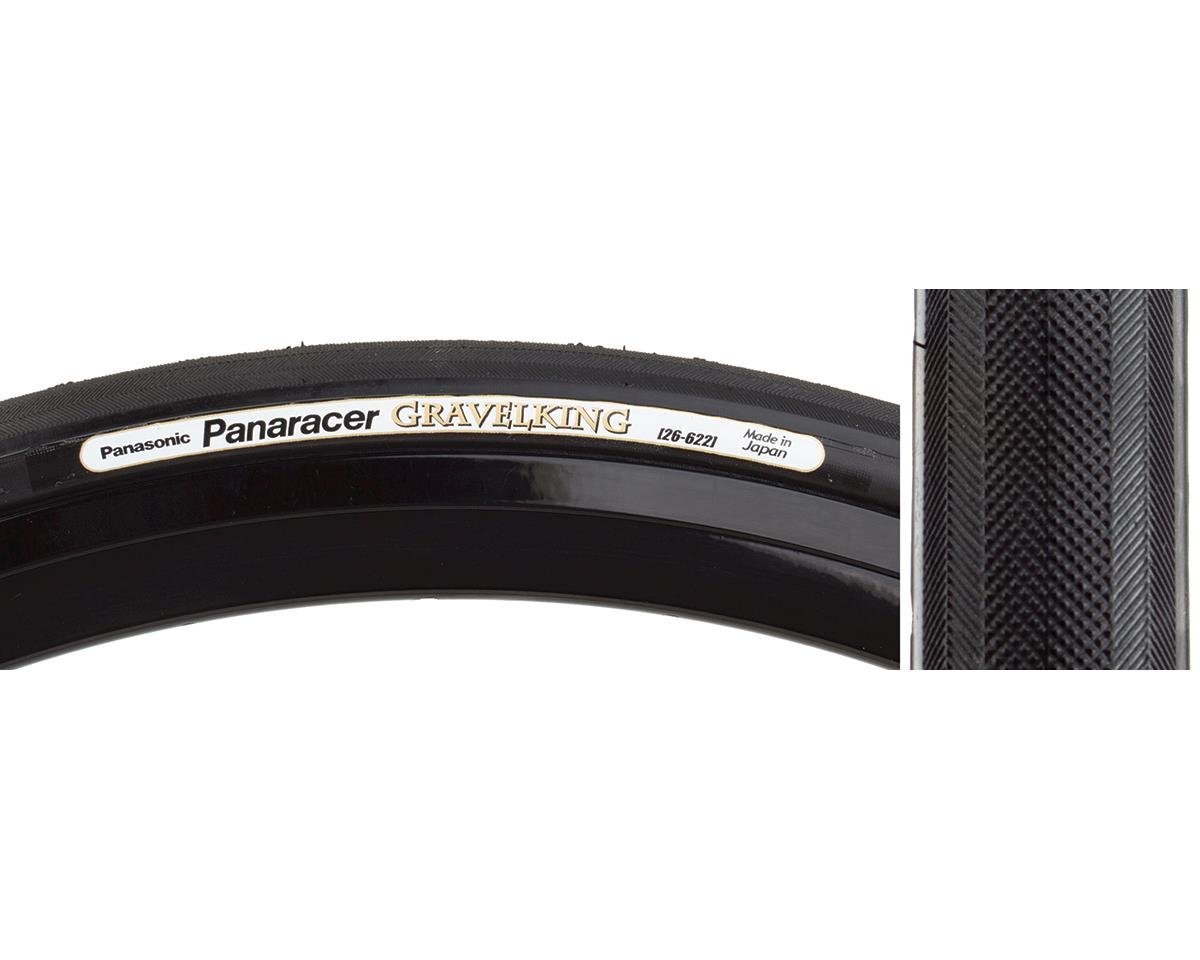 Panaracer Gravelking Slick Tubeless Gravel Tire (Black) (700c) (35mm) (Folding)