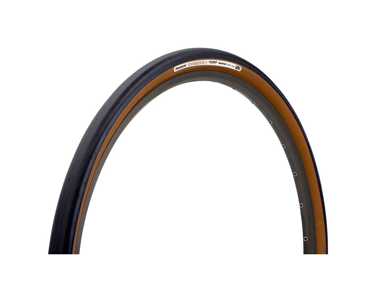 Panaracer Gravelking + Tubeless Gravel Tire (Black/Brown) (700c) (35mm) (Folding) (ZSG/ProTite Shiel