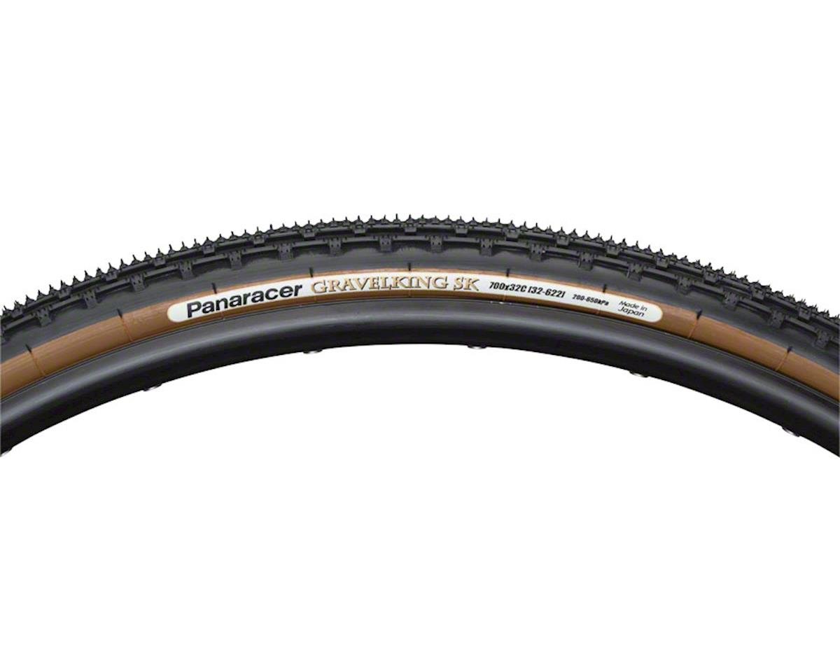 Panaracer Gravelking SK Tubeless Gravel Tire (Black/Brown) (700c) (38mm) (Folding)