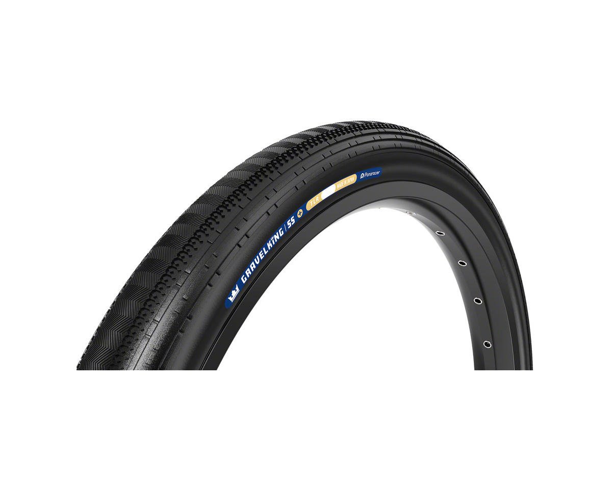 Panaracer GravelKing SS+ Tubeless Gravel Tire (Black) (700c) (40mm) (Folding) (ZSG Gravel/ TuffTex+)