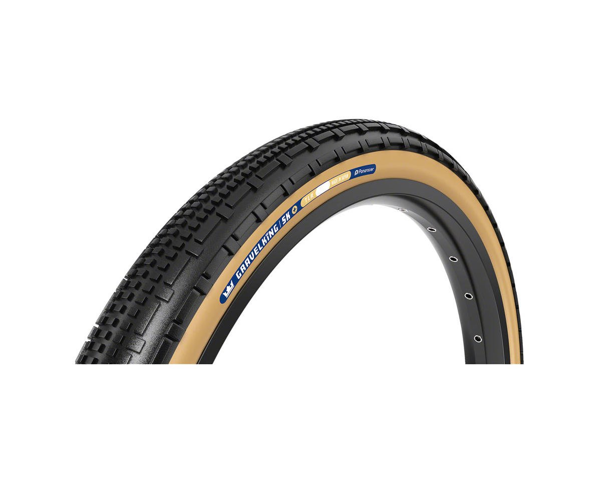 Panaracer GravelKing SK+ Tubeless Gravel Tire (Black/Brown) (700c) (45mm) (Folding) (ZSG Gravel/Tuff