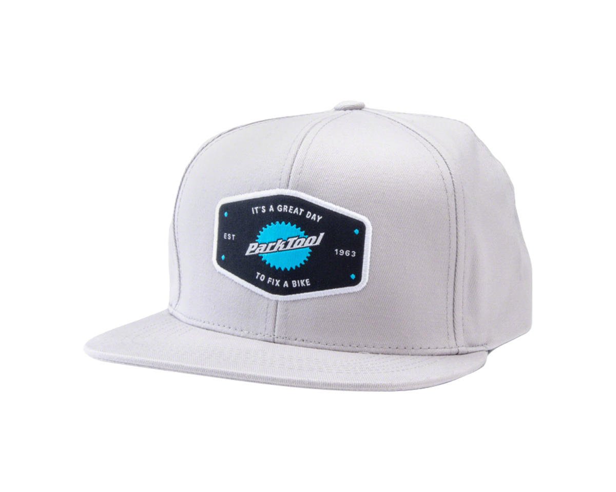 Park Tool Light Gray Snapback Hat (Grey) (Universal Adult)