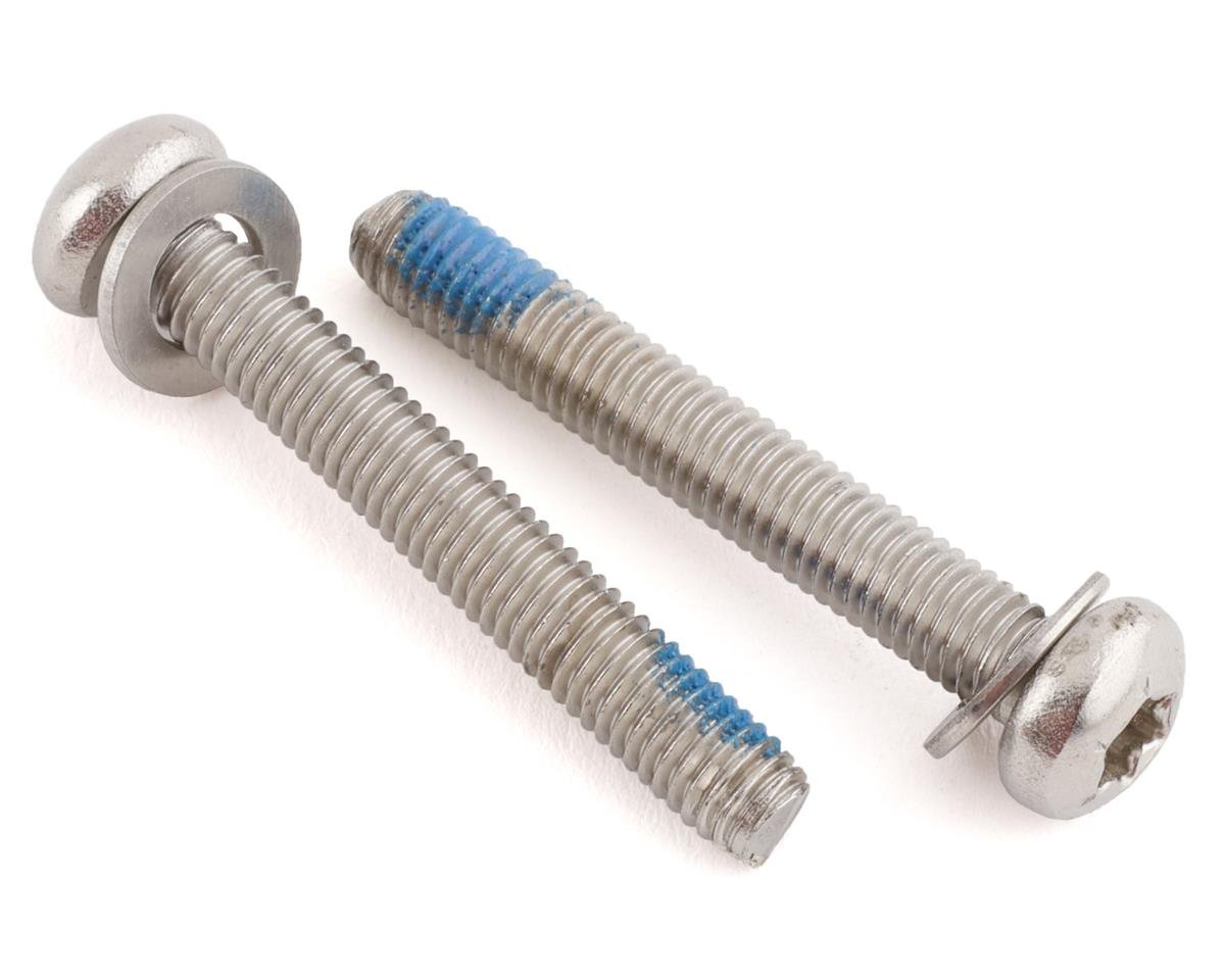 Paul Components Stainless Mounting Bolts (T-25) (Pair) (For Flat Mount Calipers) (35mm)