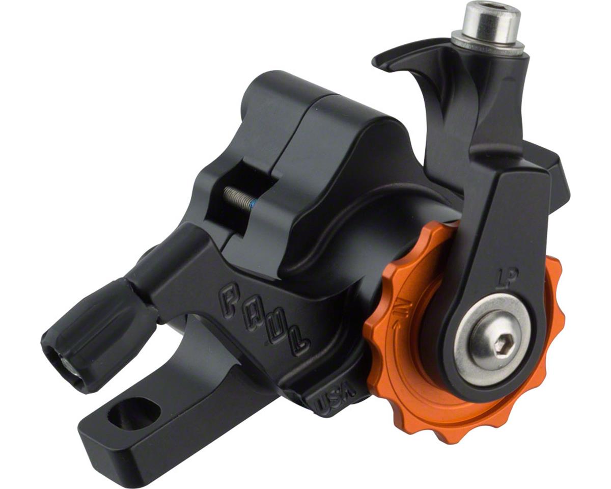 Paul Components Klamper Disc Brake Caliper (Black/Orange) (Mechanical) (Front or Rear) (Long Pull) (