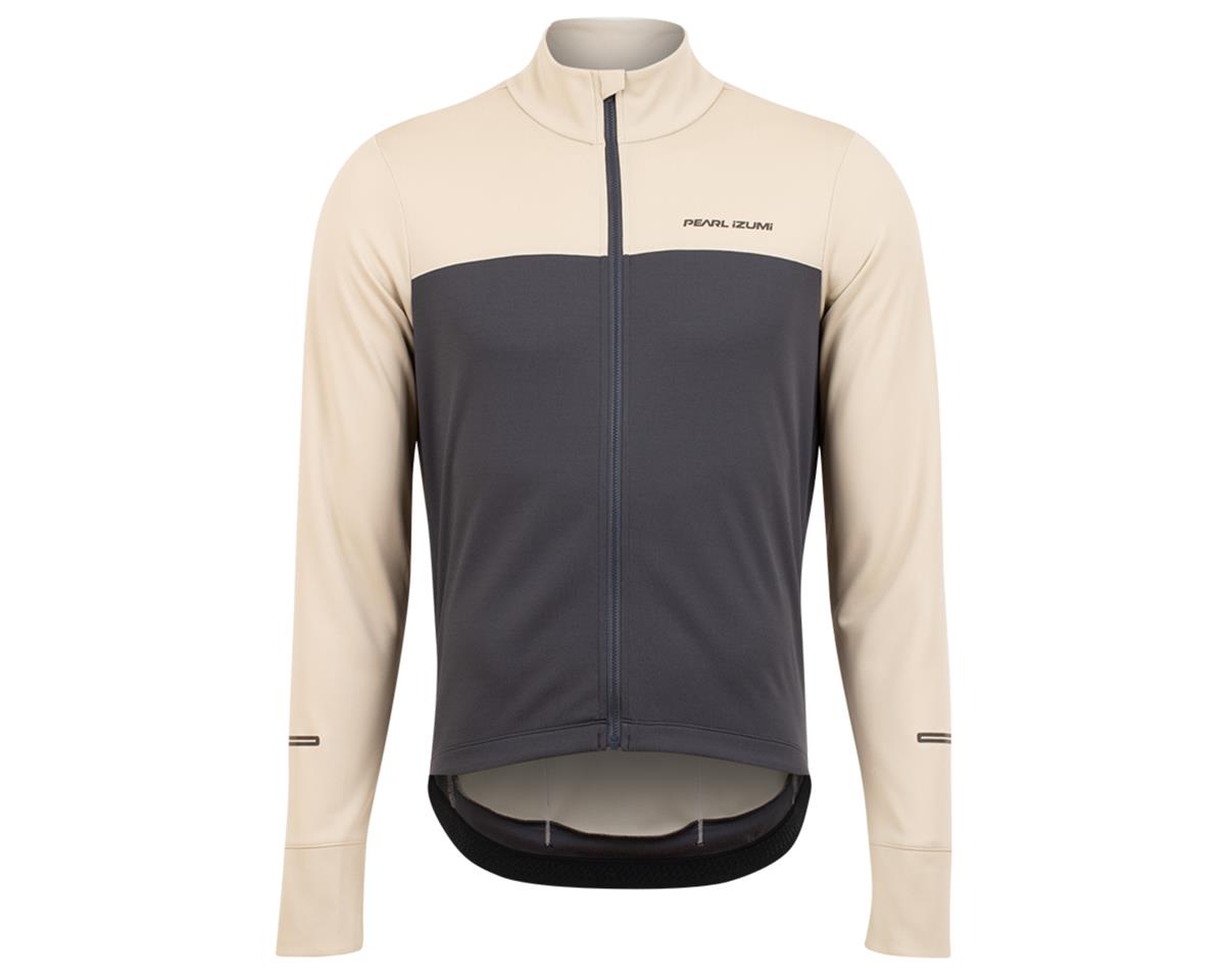 Pearl Izumi Quest Thermal Long Sleeve Jersey (Stone/Dark Ink) (XL) - 11121922H2RXL