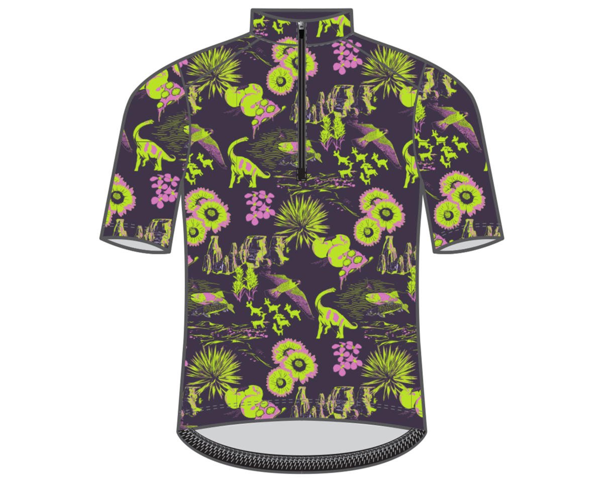 Pearl Izumi Jr Quest Short Sleeve Jersey (Nightshade Coslope) (Youth XL) - 11422004HT8XL
