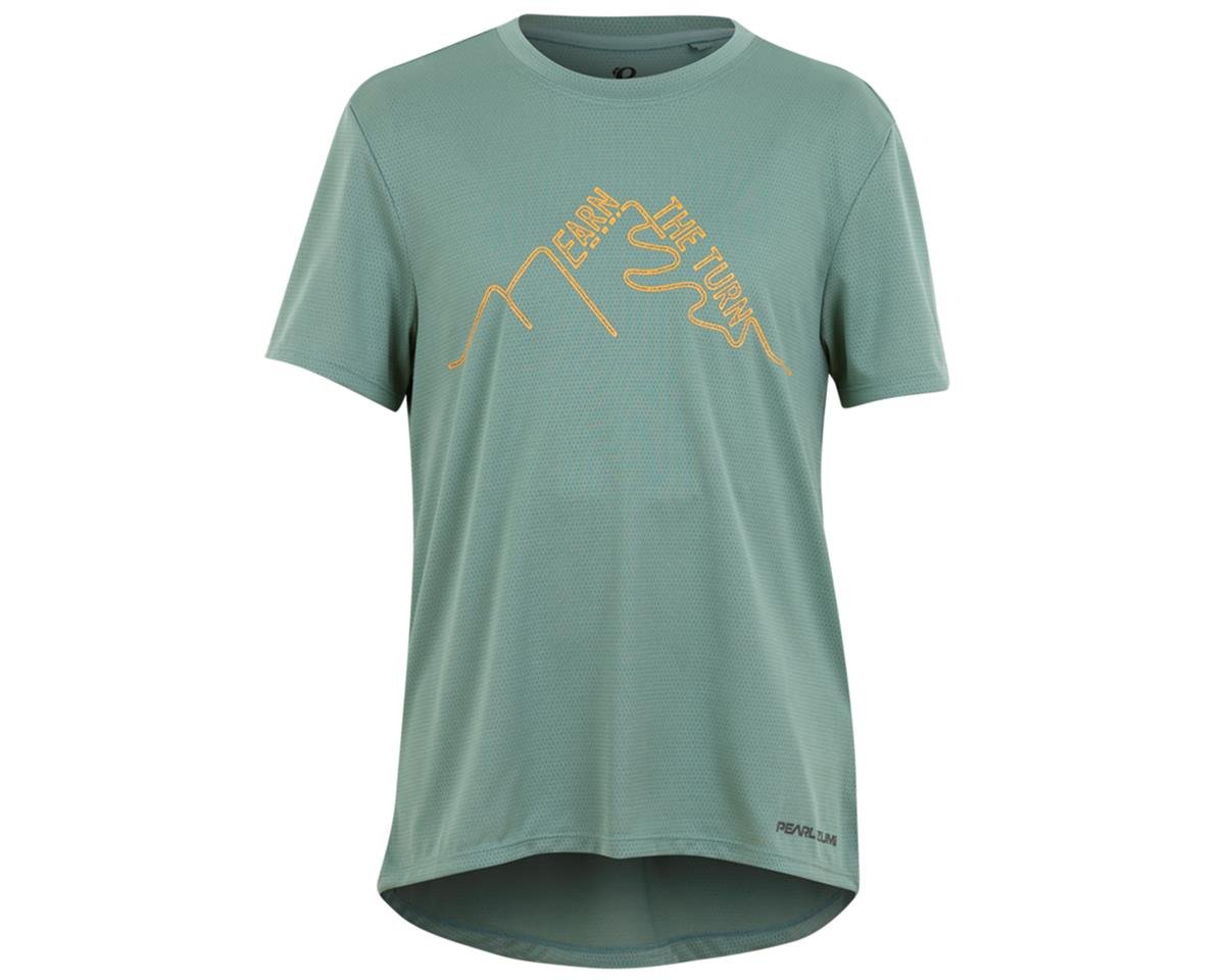 Pearl Izumi Jr Summit Short Sleeve Jersey (Pale Pine Earn The Turns) (Youth M) - 19422202H8PM