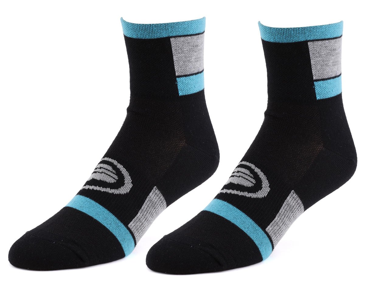 Performance 3" Speed Socks (Black/Blue) (L/XL) - PF12BBLLXL