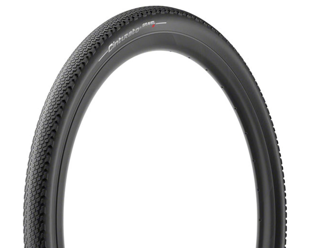 Pirelli Cinturato Gravel H Tubeless Tire (Black) (700c) (45mm) (Folding) (SpeedGrip/TechWALL)
