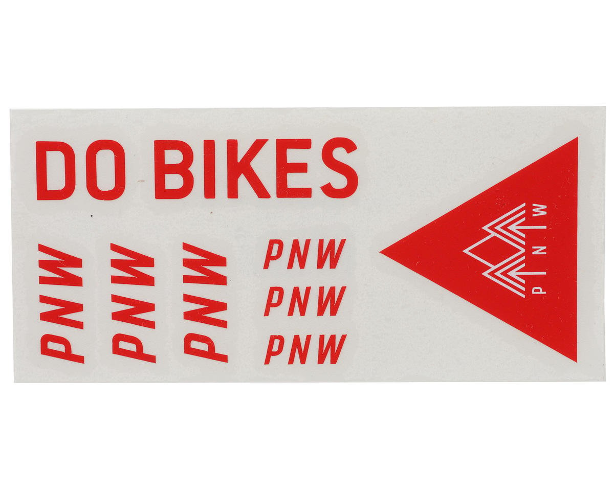 PNW Components Loam Transfer Decal Kit (Really Red) - ST-LAM-TRN-DCL-RR