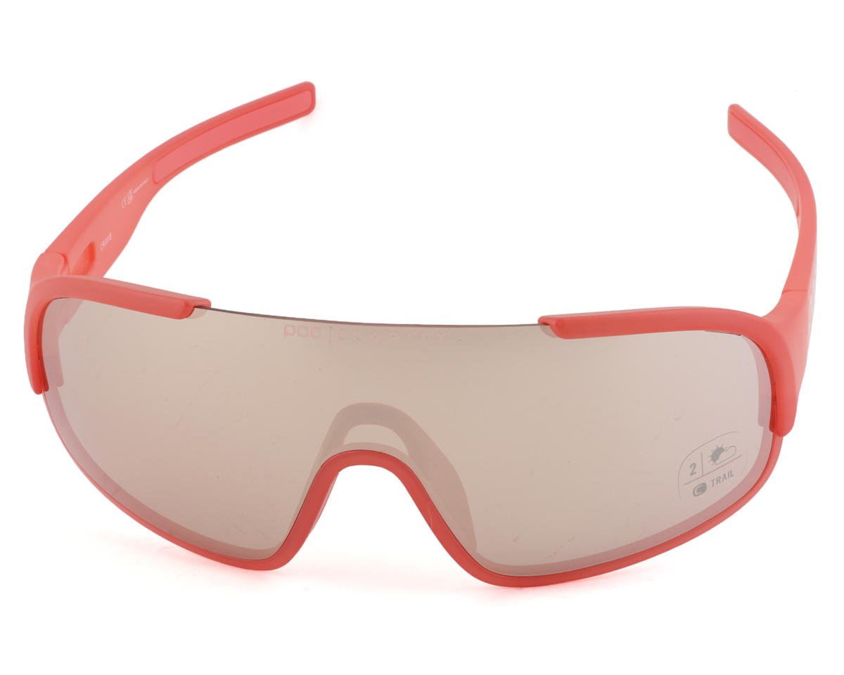 POC Crave Sunglasses (Ammolite Coral Translucent) (Brown Silver Mirror)