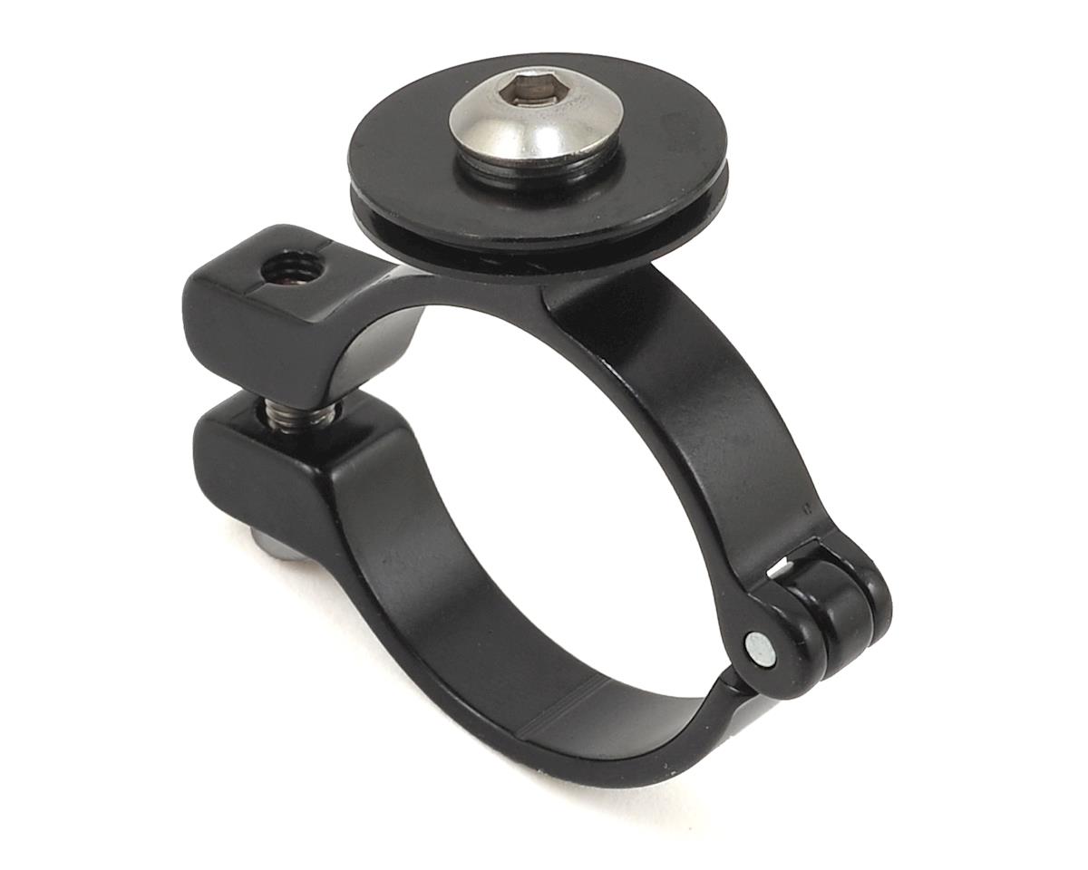 Problem Solvers Cross Front Derailleur Clamp w/ Cable Pulley (Black) (34.9... - BCN-111-34.9-BLK-WPS