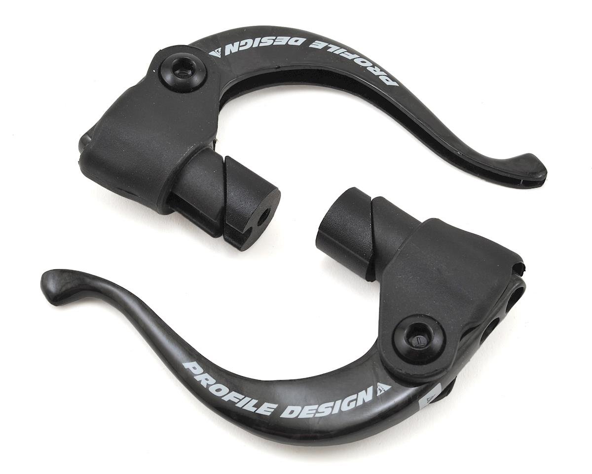 Profile Design 3/One Carbon TT Brake Levers (Black) (Pair) - ACKTO1